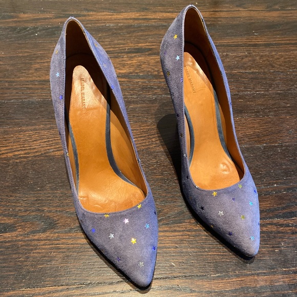 ISABEL MARANT Suede Star Pumps - Picture 8 of 16
